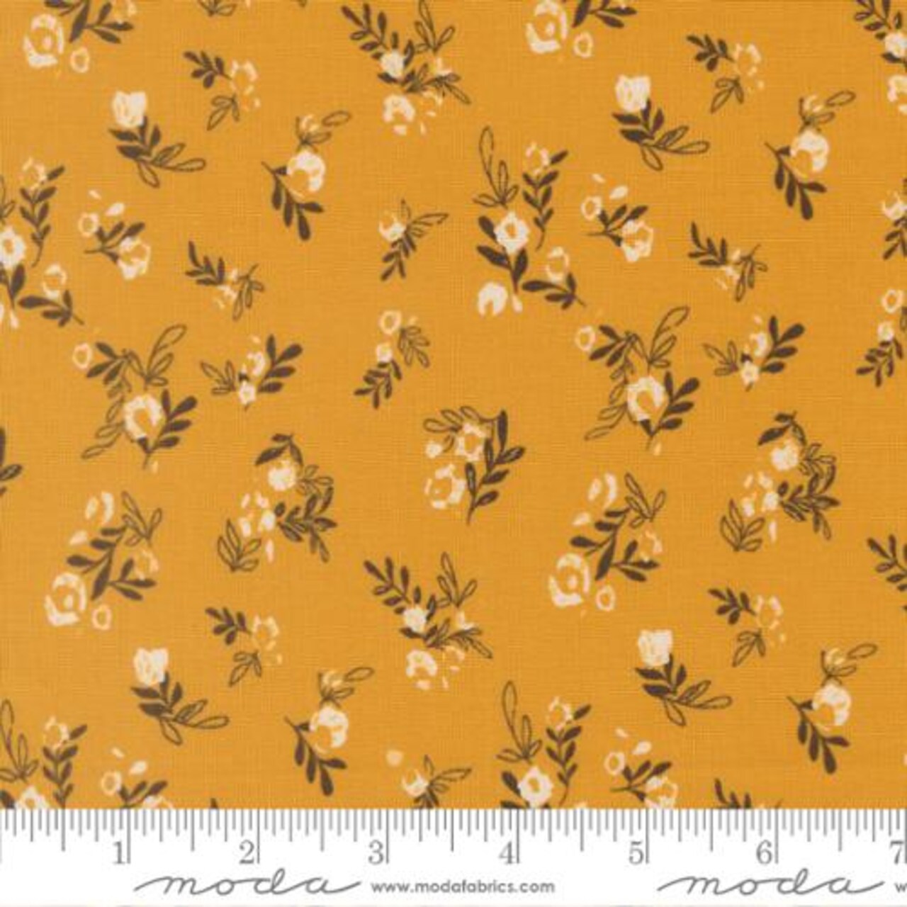 Fabric Moda Dijon Branchlet Bud Boho Haven by the Quarter Yard 45646-13